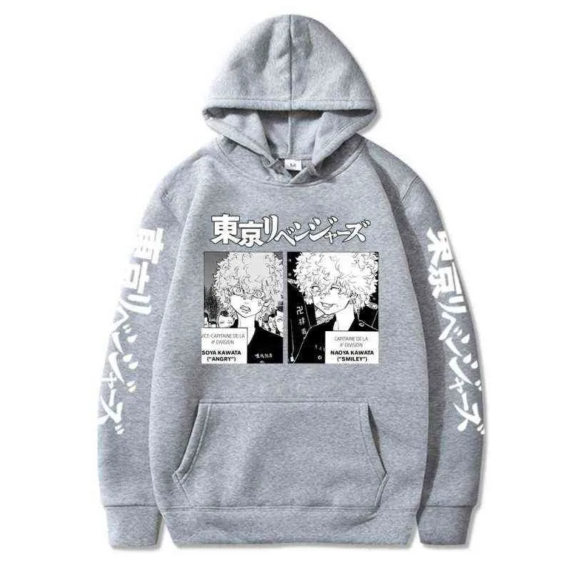 Hot Tokyo Revengers Hoodies Anime Mikey Sweat à capuche graphique pour hommes Tokyo Revengers Sportswear Cool Cosplay Harajuku Vêtements Y211122