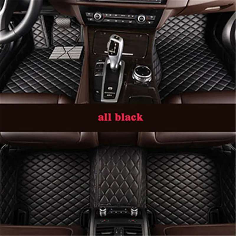 Custom auto vloermat voor audi A3 sportback A1 8KX A2 8P Limousine Convertible A4 A6 Q2 Q3 Q5 Q7211c