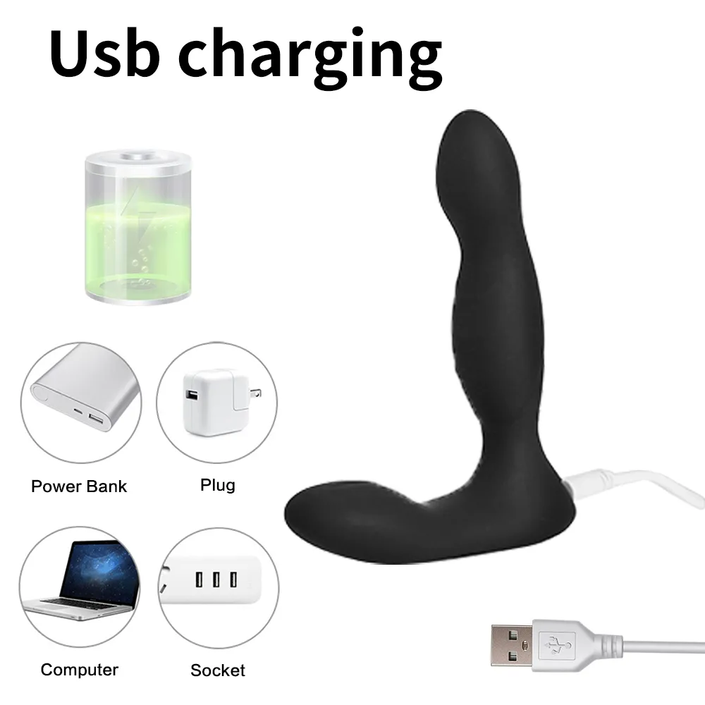 Controle van de toepassing vibrador anale massage stimulator vibradores brinquedos sexyuiis para homens controle remoto butt plug