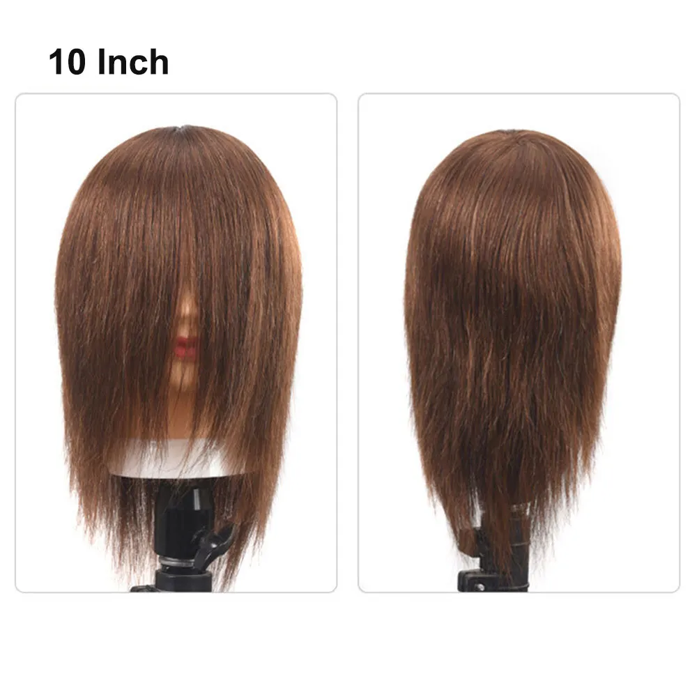 MannequinheadwithHairforBraingcuttingPractice100%RealHumanHairTrainingMannequindummyheadsForHairDresserSalOnfactory Direct