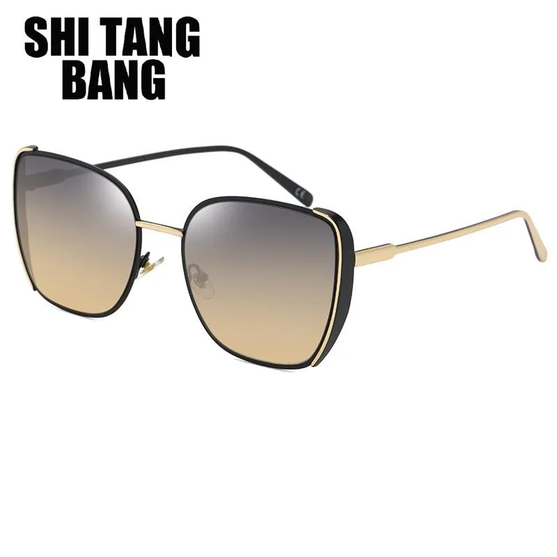 Sunglasses 2022 Fashion Metal Lrregular Cat Eye Women Channel Trendy Ladies Sun Glasses For Female Shades Eyewear2192