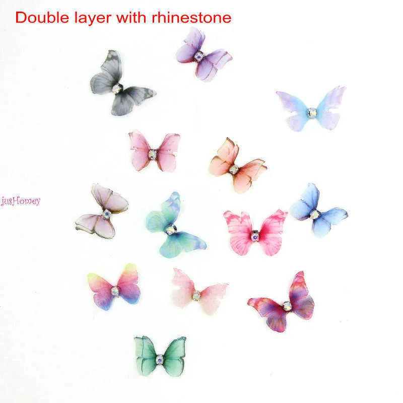 Handmade Organza Mini Butterflies w/ Silk Butterflies -Custom listing 210610