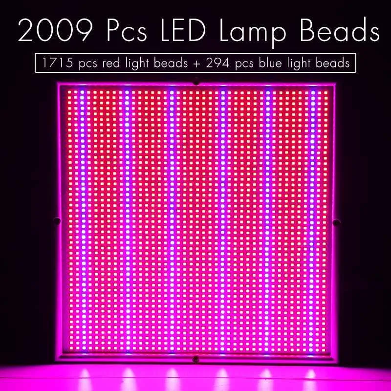 2000W 2009leds LED Grow Lamp Spectrum Spectrum LED GROVESS LEMPUR LAMPE INDOOR ÉCLAINEMENT CLUS