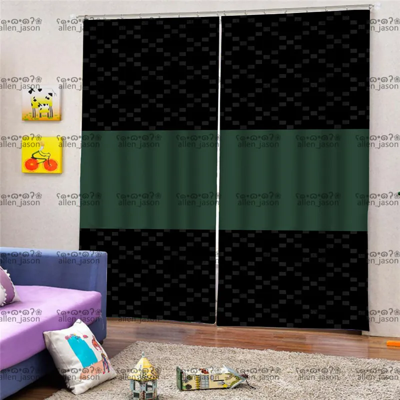 69 Hipster Fenêtre Rideau Designer Série Top Qualité Tissu Maison Chambre Salle De Bains Porte En Verre Transparent Multi-fonction De Luxe Cur292w