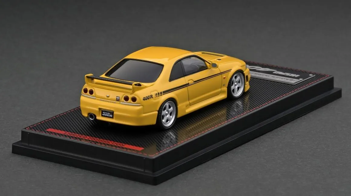 イグニッション164 NISMO R33 GTR 400Rイエローリンモデルカーの誕生日プレントとコレクション202266451179406674の第1四半期