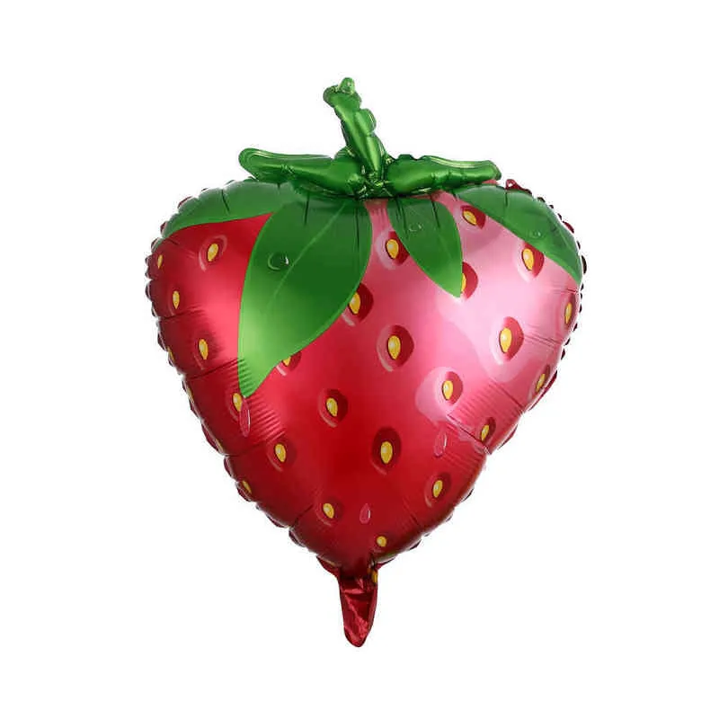 Strawberry Party Decoration Balloon Kit dla dziewcząt 1st Drugą przyjęcie urodzinowe Dekoracja motywu truskawkowego AA2201902907