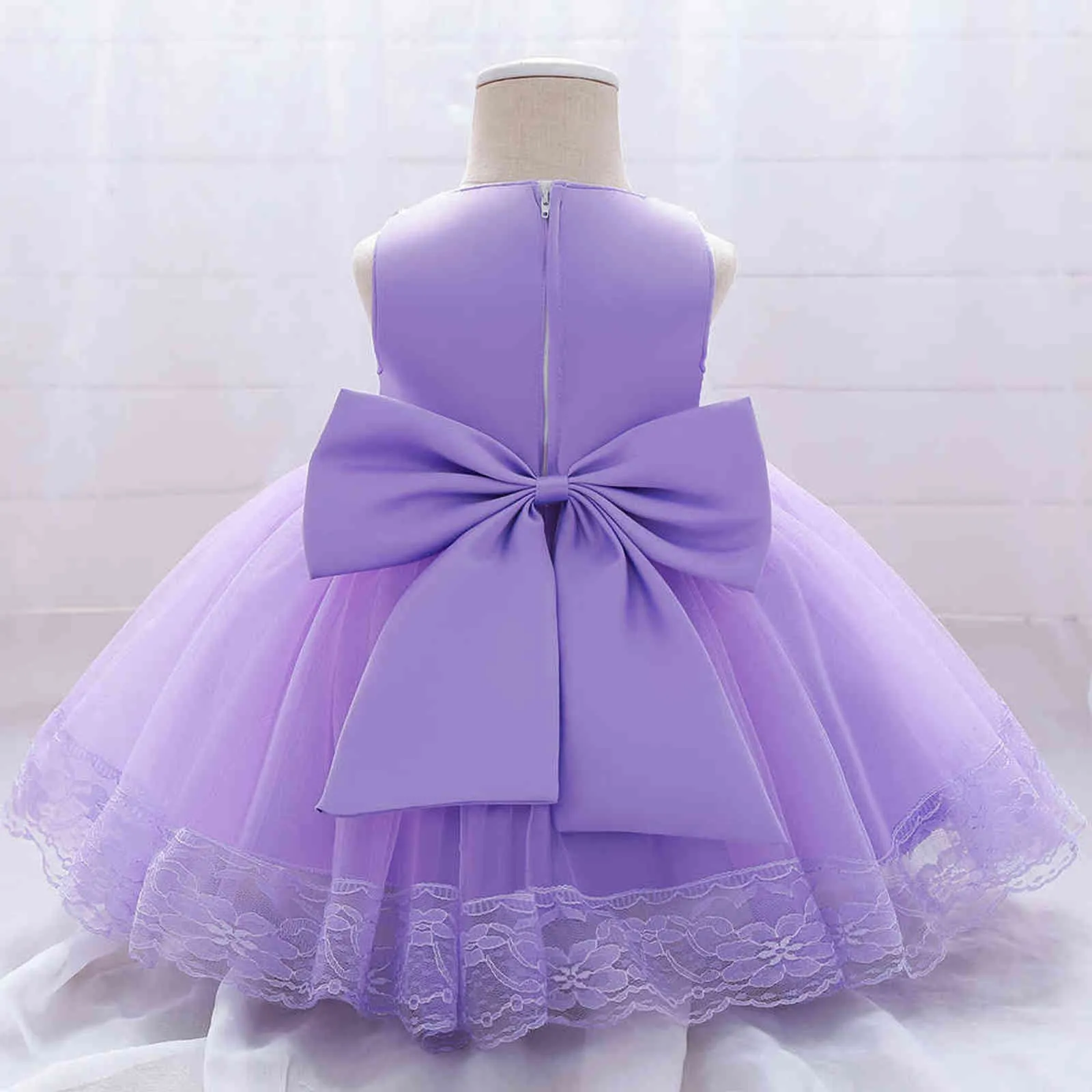 Infant Baby Girl Dress Clothes Baby Christening Gown First 1st Birthday Dress Party Princess Dress For Girl Summer Dresses G1129