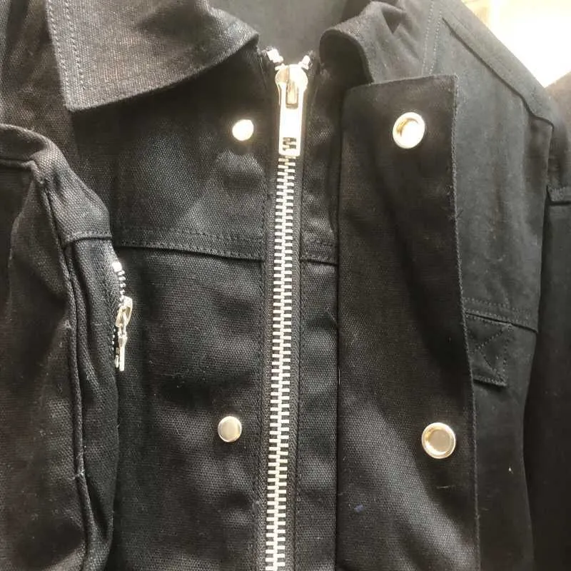 Vêtements d'extérieur pour hommes Gaojiechao marque automne ins vêtements de travail veste mince manteau Multi poche hommes Denim230