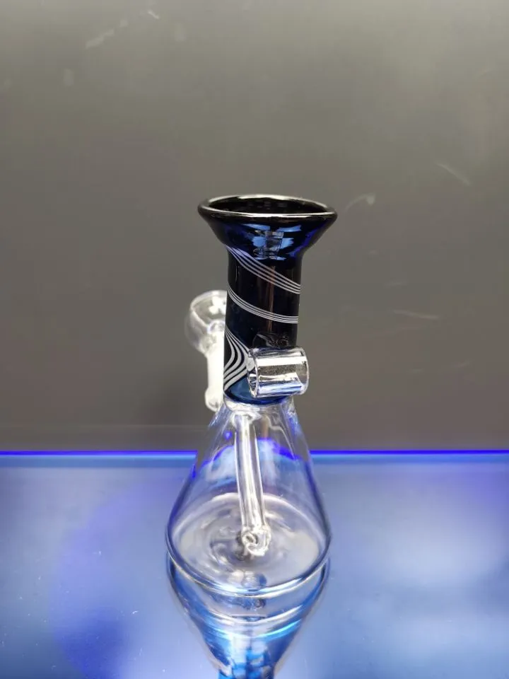 Mini Glazen Beker Bong Dab Rig Waterpijpen Bongs Heady Pipe Wax Oil Rigs Kleine Bubbler dhping