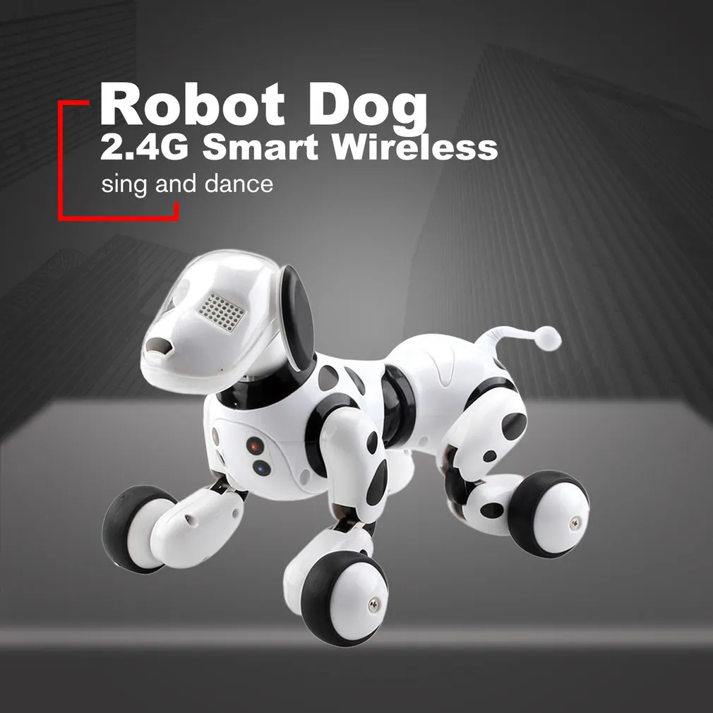 Robot Dog Electronic Pet Programable Intelligent Dog Robot Toy 2.4G Smart Wireless Talking Remote Control Cane bambini il compleanno
