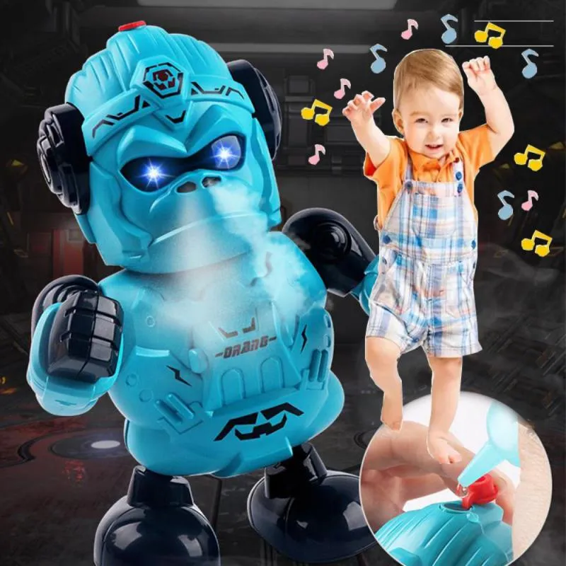 Robot elettroniciDance Music Robot Toys Eroe con musica bambini Giocattoli elettrici Canto e danza Robot Ai bambini piacciono i giocattoli Kid