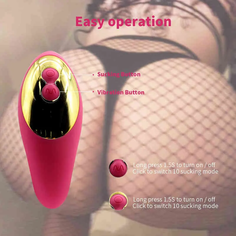 NXY Vibratoren Sexualklitorales Saugvibrator G Spot Dildo Clit -Stimulator mit 10 Saug- und Vibrationsmustern Erwachsener Orgasmusspielzeug 4194811