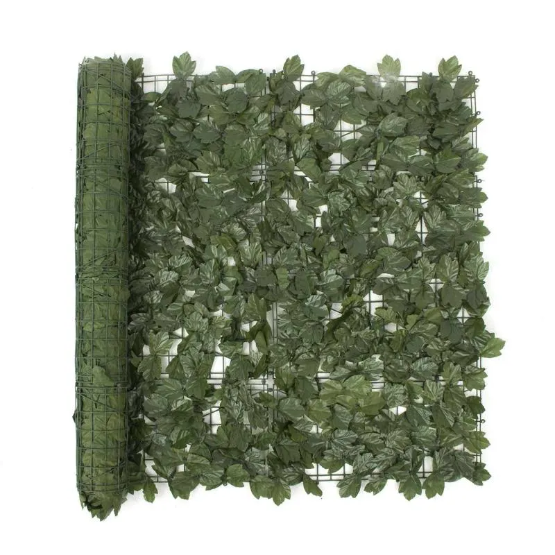 Flores decorativas grinaldas 1x3m planta parede artificial gramado buxo hedge jardim quintal decoração de casa simulação grama tapete ou255l