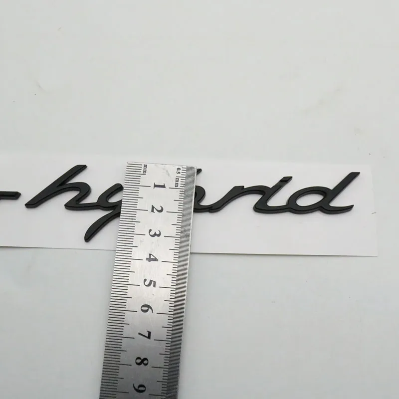 ل E-hybrid شعار ملصق شعار السيارة الجانب الحاجز رسالة شارة ملصق مائي لوحة الاسم