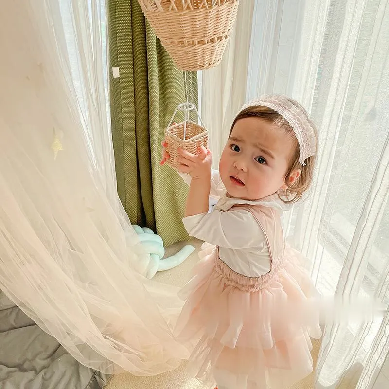 Spring/Summer 2021 New Children Lace Hair Ornament Baby Newborn Sweet Lace Hairband Fairy Infant Toddler Princess Headdress C6843