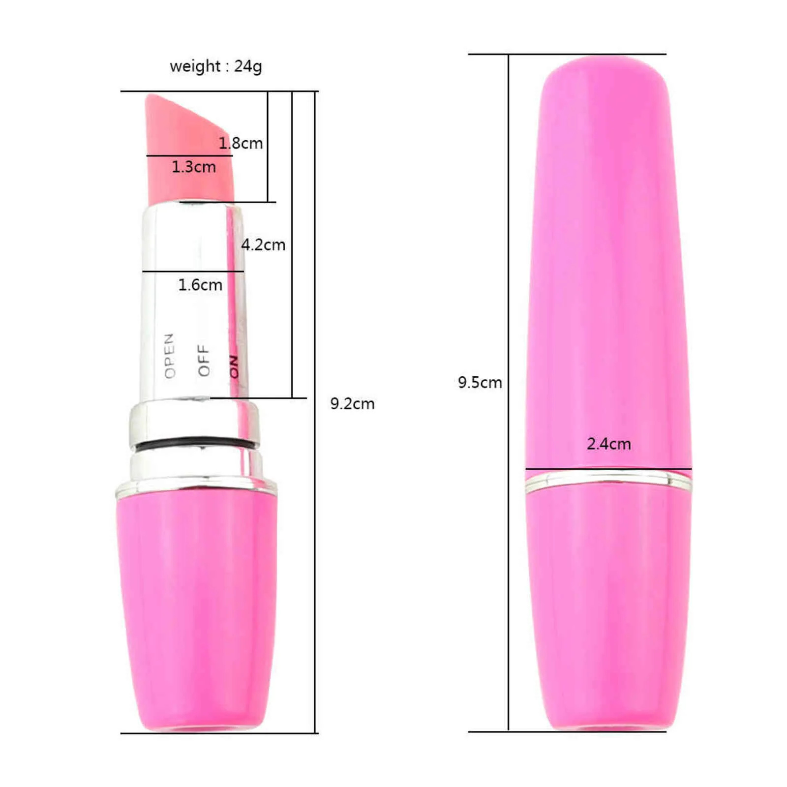 Nxy Eggs kleine Kugel Vibratoren Clitoris Stimulatomini Lippenstift Vibrator Vaginalmassage Dildos Sexspielzeug für Frau av Stick Sexprodukt 1124