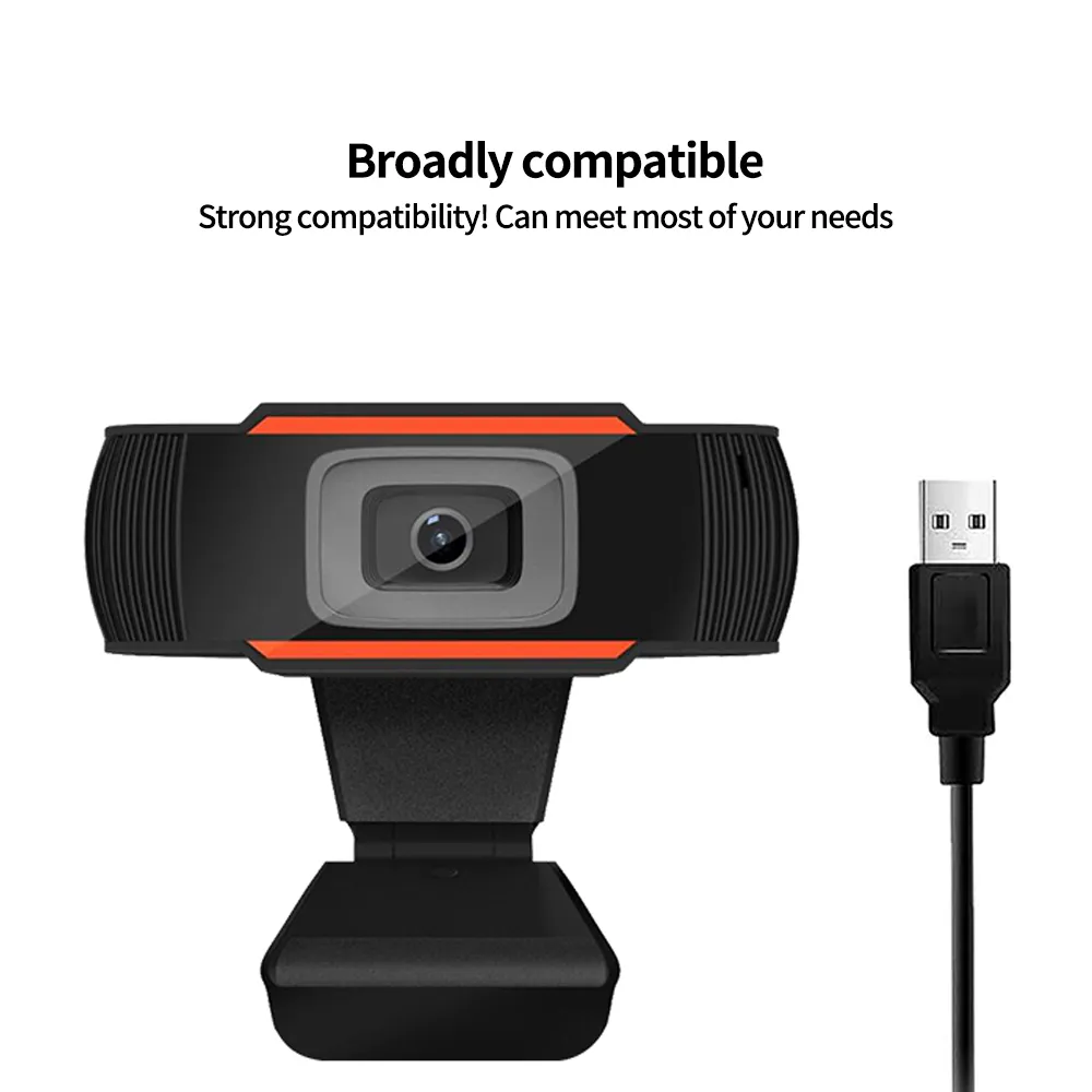 1080P Web HD mise au point automatique ordinateur caméra USB avec microphone de réduction de bruit intégré webcam pc ordinateur portable de bureau