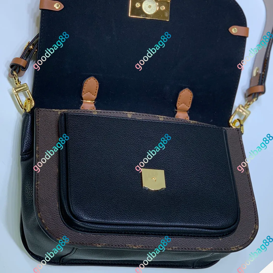 حقائب الكتف مصمم للبيع رسول حقيبة الكلاسيكية أزياء حقيبة اليد حقيبة الصليب الجسم كيس براثن سيدة محفظة أحادية قماش والمواد الجلدية M44353 M4435