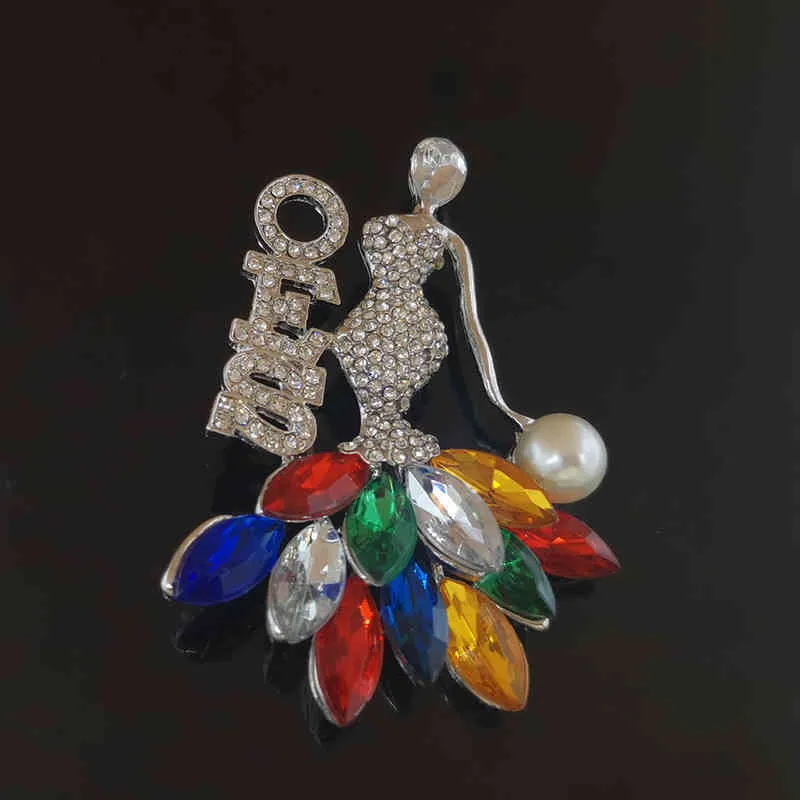 Broche faite à la main, sororité grecque, maçonnique, ordre de pâques de l'étoile orientale, bijoux de fête d'organisation