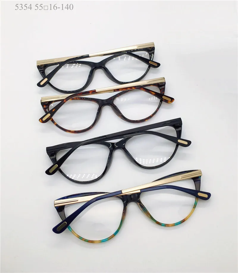 تصميم أزياء جديد نظارات بصرية 5354 Cat Eye Frame Simple Popular Model Lightweight و Recied لارتداء نظارات شفافة 248f