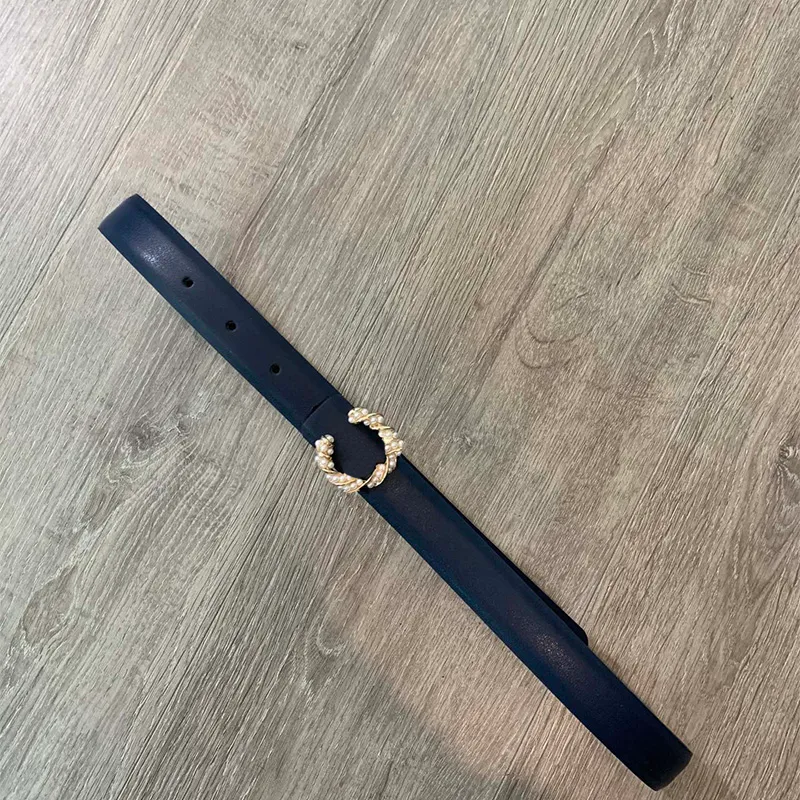 Mode femmes en cuir concepteur ceintures femmes lettre ceinture perle ceinture classique boucle dorée taille de luxe Weote224W