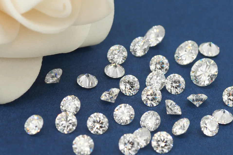 Gigajewe blanc d couleur 0 5-3 0ct 10 coeurs et flèches rond coupés diamant Moisanite lâche pour bijoux faisant 2718