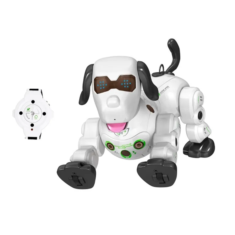 2.4G Remote Control Robot Dog Infrared Tracking Spray Wireless Smart RC Puppy Q6PD bambini