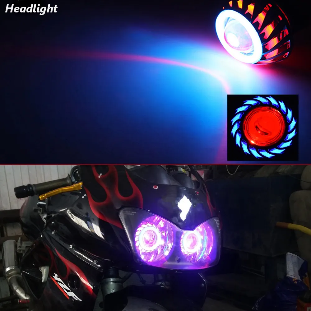 Pour Honda CBR600 F2 F3 F4 F4i cbr 600 CR80R moto lumière LED ange oeil phare moto projecteur phare 3942701