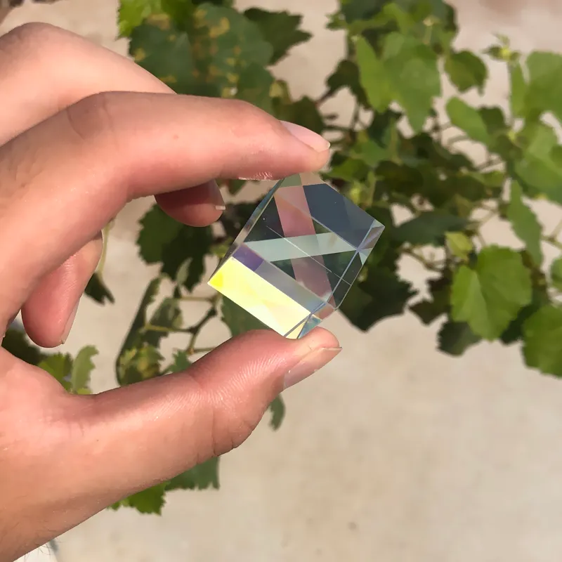 光学ガラスキューブ18mmカラープリズムディクロイックXcube 6sides diy light cube prism pographaccessories beam combiner l022658944629314894
