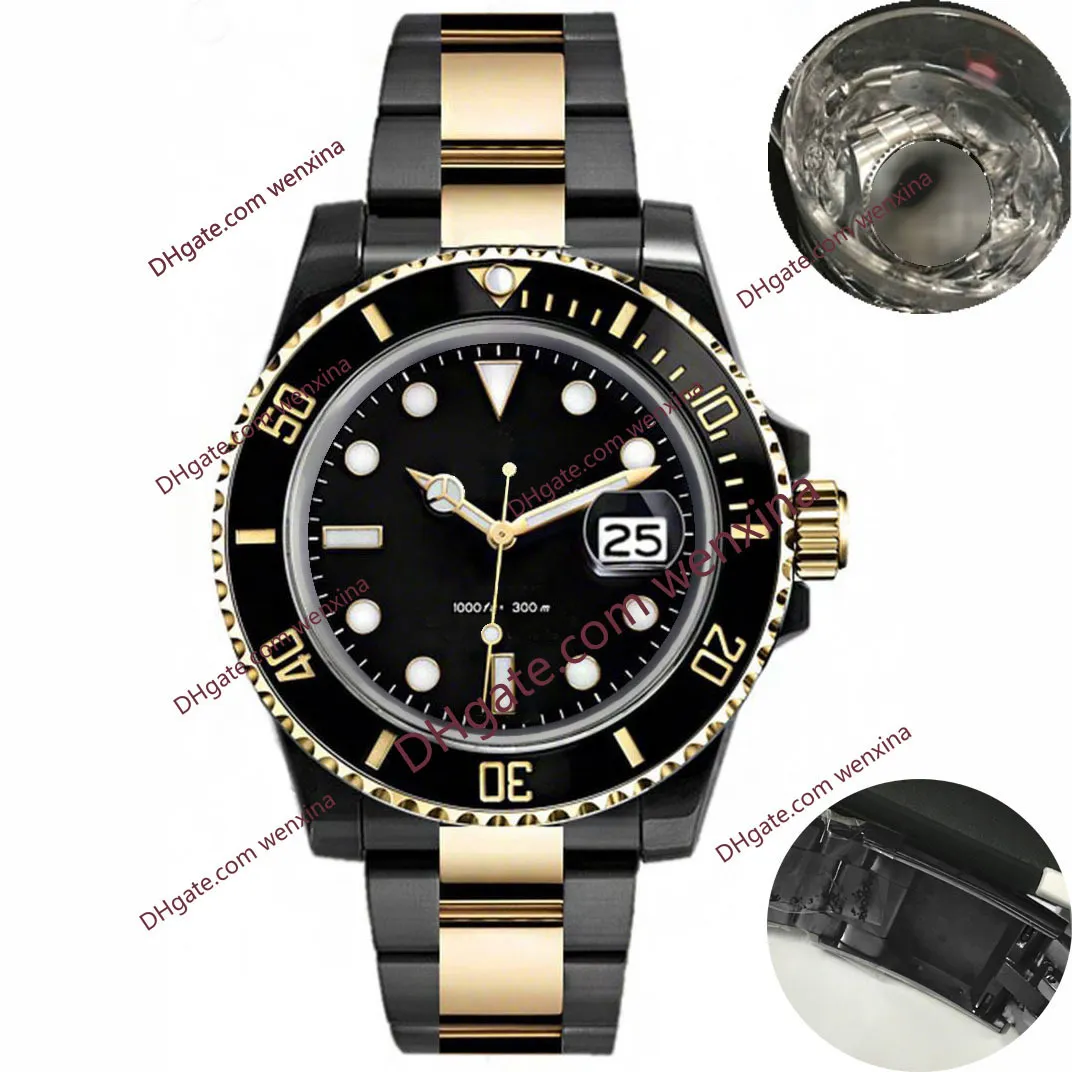 2021 quality 41mm automatic 2813 Mechanical Mens Watches Stainless Steel watch montre de luxe Bracelet Ceramic Rim Waterproof Wristwatches