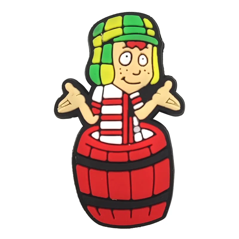 도매 새로운 디자인 멕시코 스타일 El Chavo Del Ocho Croc Charms 신발 액세서리