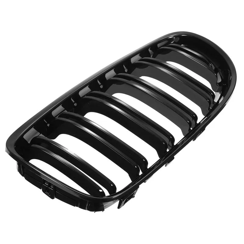 Nieuwe Look Auto Grille Grill Front Nier Glanzend 2 Lijn Dubbele Slat Voor BMW 3 Serie E90 E91 2009 2010 2011 2012 Auto Styling4800367