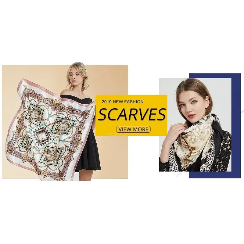 2019 luxe sergé soie écharpe femmes carré châle imprimé fleuri grand Hijab écharpes 130 cm * 130 cm foulard foulards pour dames