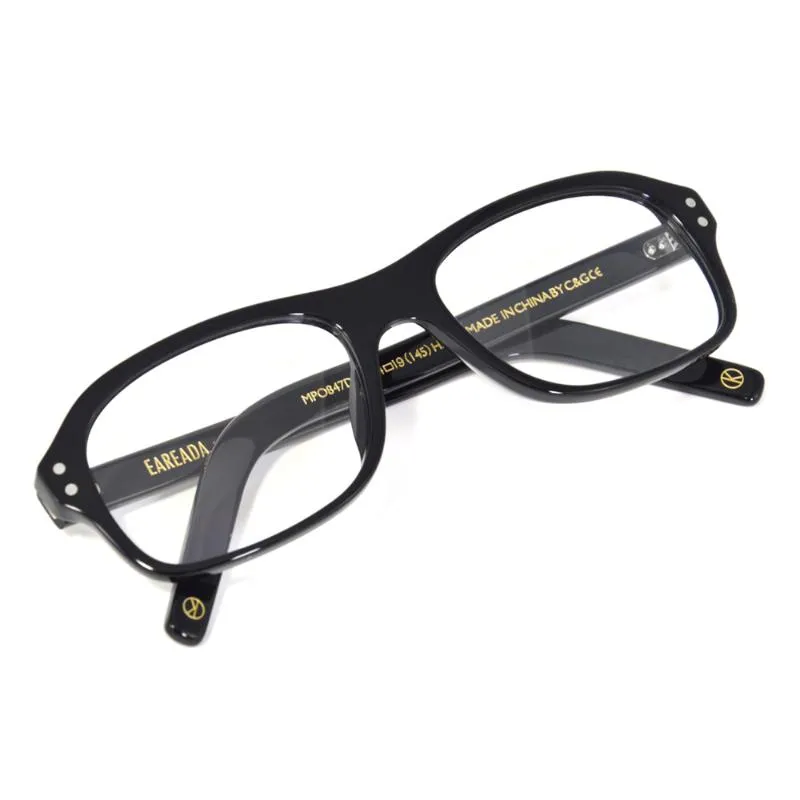 Modne okulary przeciwsłoneczne ramy Kingsman octan przezroczyste okulary rama okulary kwadratowe kwadratowe okulary na receptę przezroczyste szary dla mężczyzn bla342g