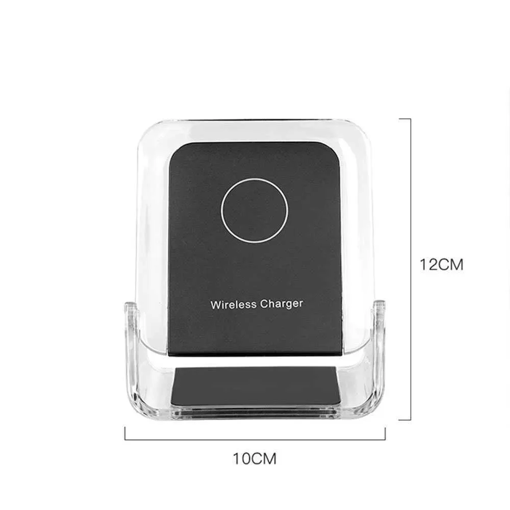 Автомобиль 10 Вт беспроводное зарядное устройство для iPhone 12 Pro Max 11 Беспроводная быстрая зарядка док-станции зарядное устройство для Samsung S10 S9