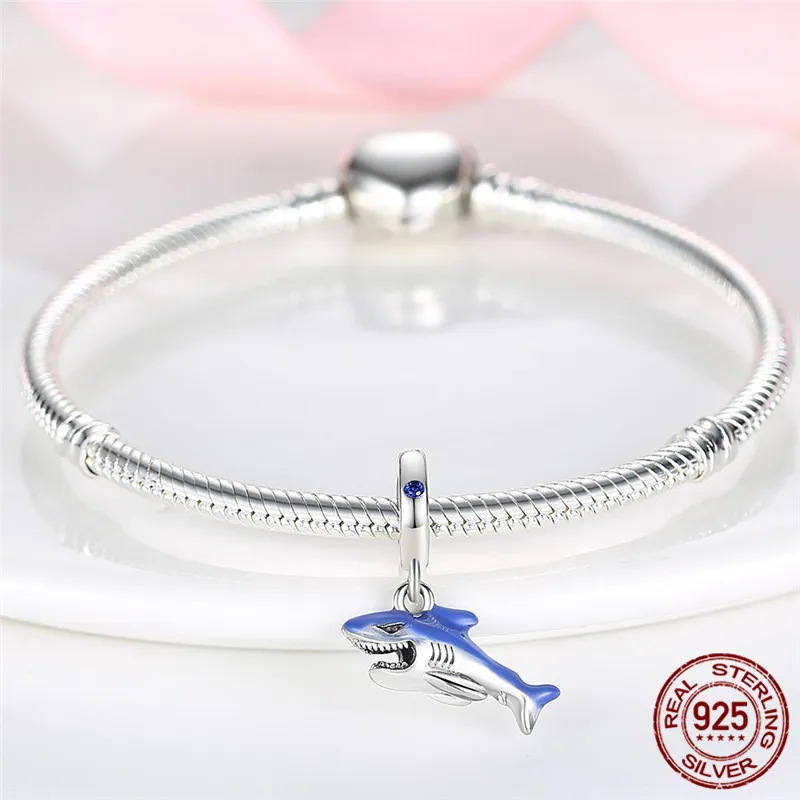 925 Ayar Gümüş Charm Boncuk Fit Orijinal Pandora Charms Bilezik DIY Deniz Kaplumbağası Toprak Yaz Koleksiyonu Kadınlar Takı Hediye