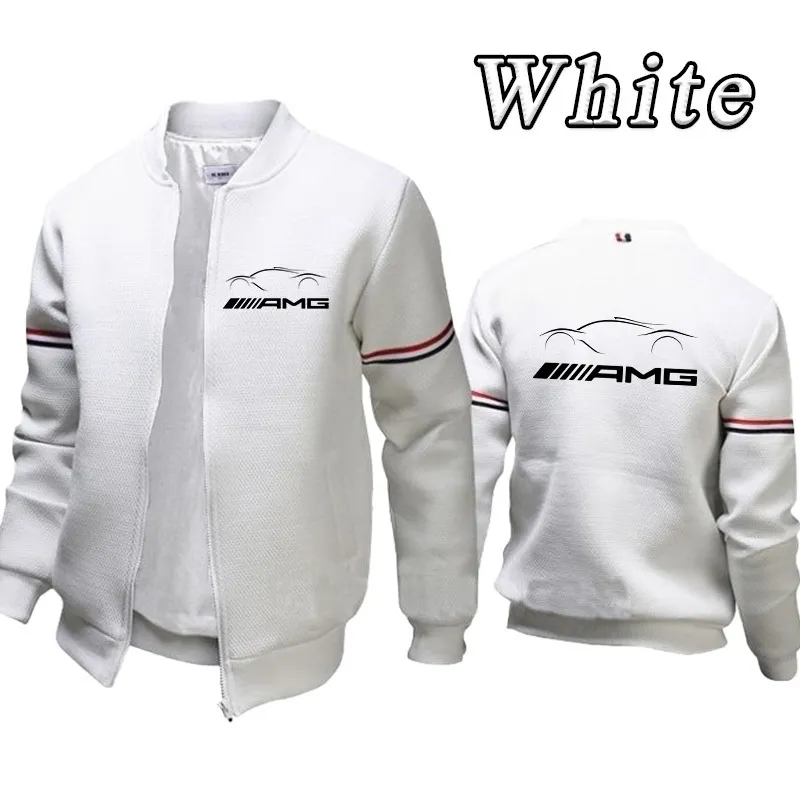 Marca de moda impresa est otoño color sólido cremallera abrigo ropa de hombre casual deportes béisbol calle chaqueta de invierno 220301