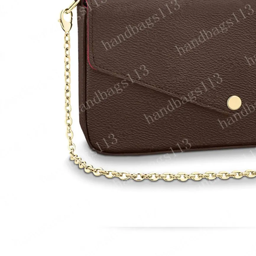 Portefeuille de chaîne portefeuille de portefeuilles femmes sacs d'épaule sacs à main