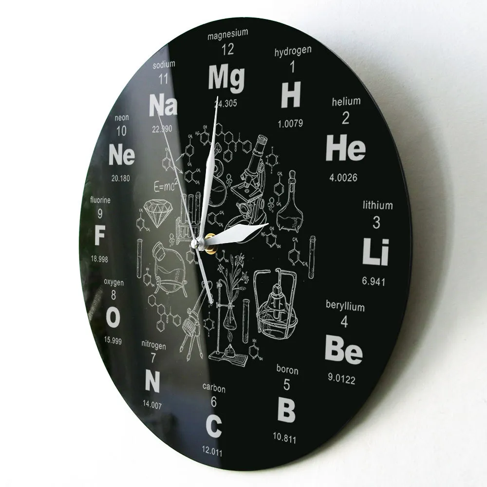Periodisk tabell av element Art Kemiska symboler Vägg Educational Elemental Display Klassrum Klocklärarens gåva 210310