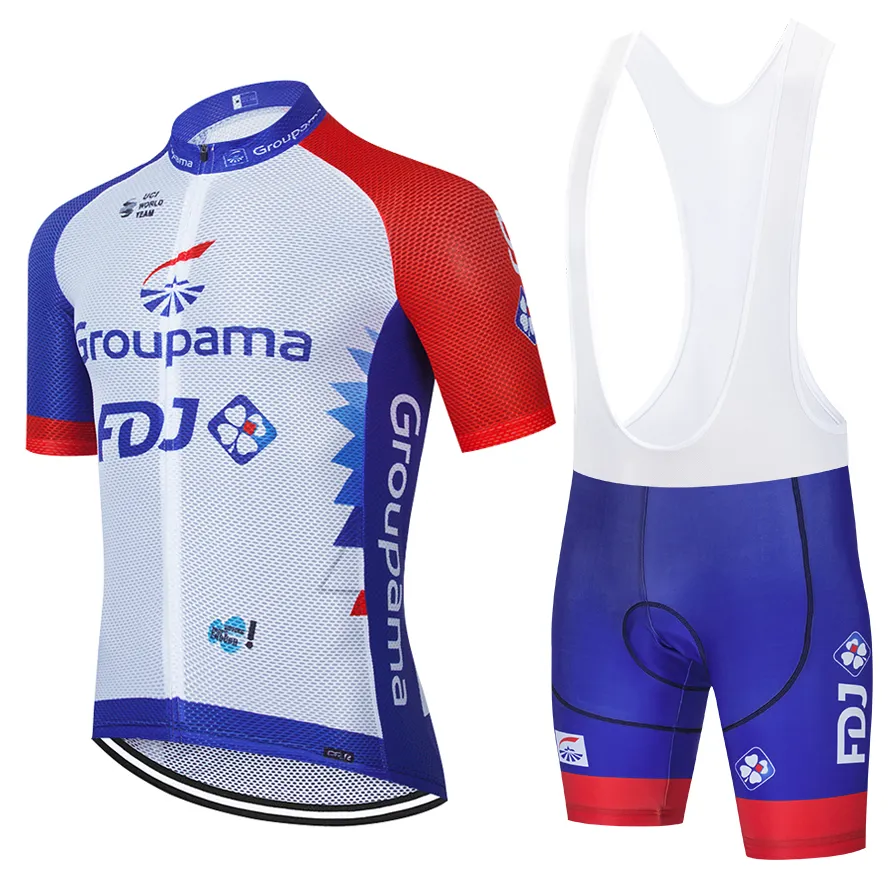 Полный комплект TEAM, новый велосипедный трикотаж FDJ 20D, велосипедные шорты Sportswea Ropa Ciclismo, летние быстросохнущие профессиональные штаны Майо для велоспорта Wear292u
