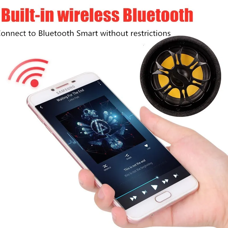 60W Bluetoothスピーカースーパーベースサブウーファーコラム映画ステレオサウンド携帯電話/ TF /コンピューター/ USB Caixa de SoM SoundBox
