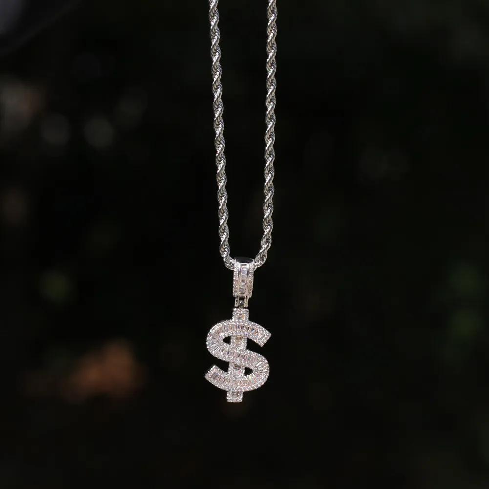 Fashion Jewelry Gold Filled 09 Number Pendant Necklace Combination Letters CZ Pendant Necklaces Zirconia Gift Rapper Accessories5733177