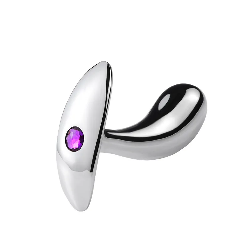 Nowy Mertal Anal Clug Prostate Massager Butt Pasek na zabawkowym noszeniu P Stymulator stymulatorów seksu dla mężczyzn i kobiet Analplug8716200