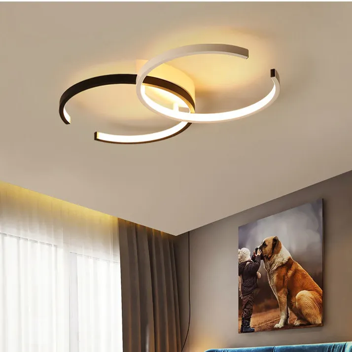 Modern Led Tavan Işıkları Avize Oturma Odası Yatak Odası Çalışma Evi Ev Deco C Yaratıcı Moda Avizeleri Işık 110290B