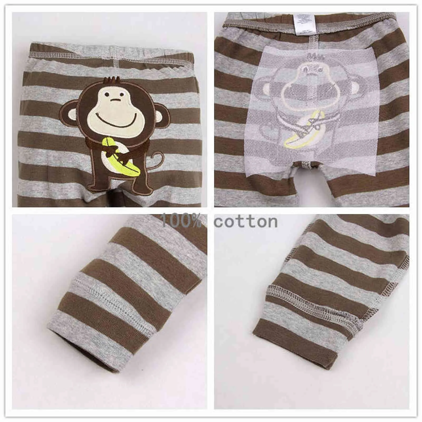 LOT born Baby Pants 324M3T Spring Autumn Baby Leggings Cotton Infant Boys Pants Unisex Girls PP Trousers Kids Clothing 21103377235