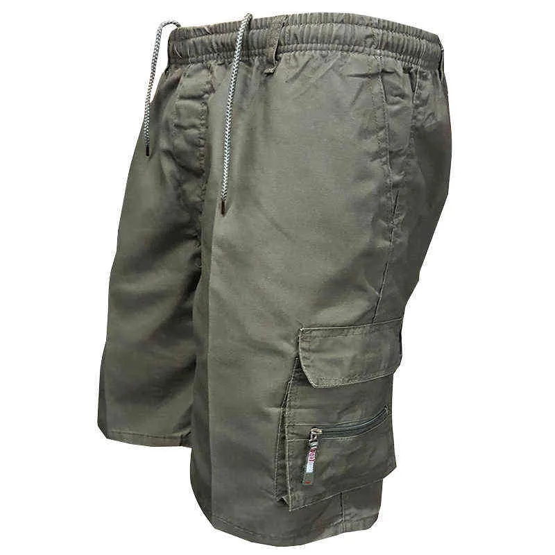 Pantaloncini Cargo estivi da uomo Jogger Outdoor impermeabile tasca militare tattici Casual pantaloni larghi da uomo Big Size 5XL G1209