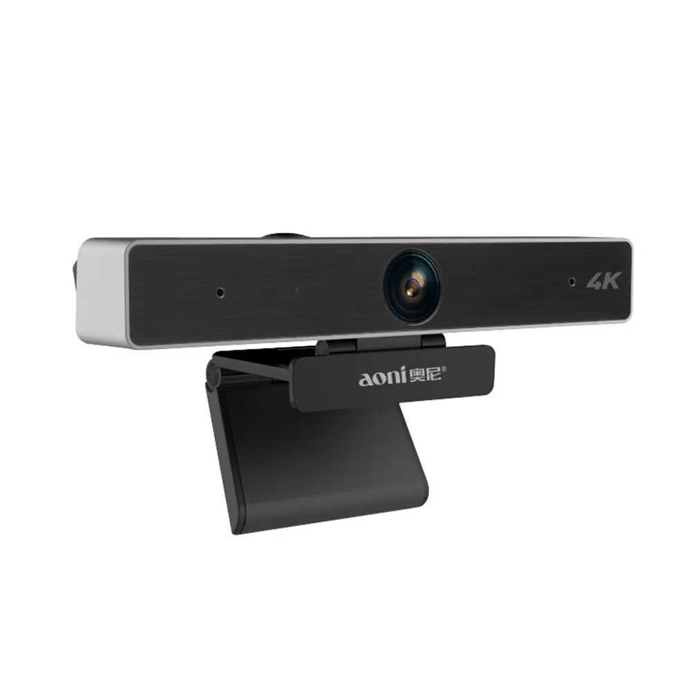 Webcam Aoni C98 HD 4K autofocus Videoconferenza in streaming Registrazione con microfono, computer con fotocamera web con zoom digitale 5X
