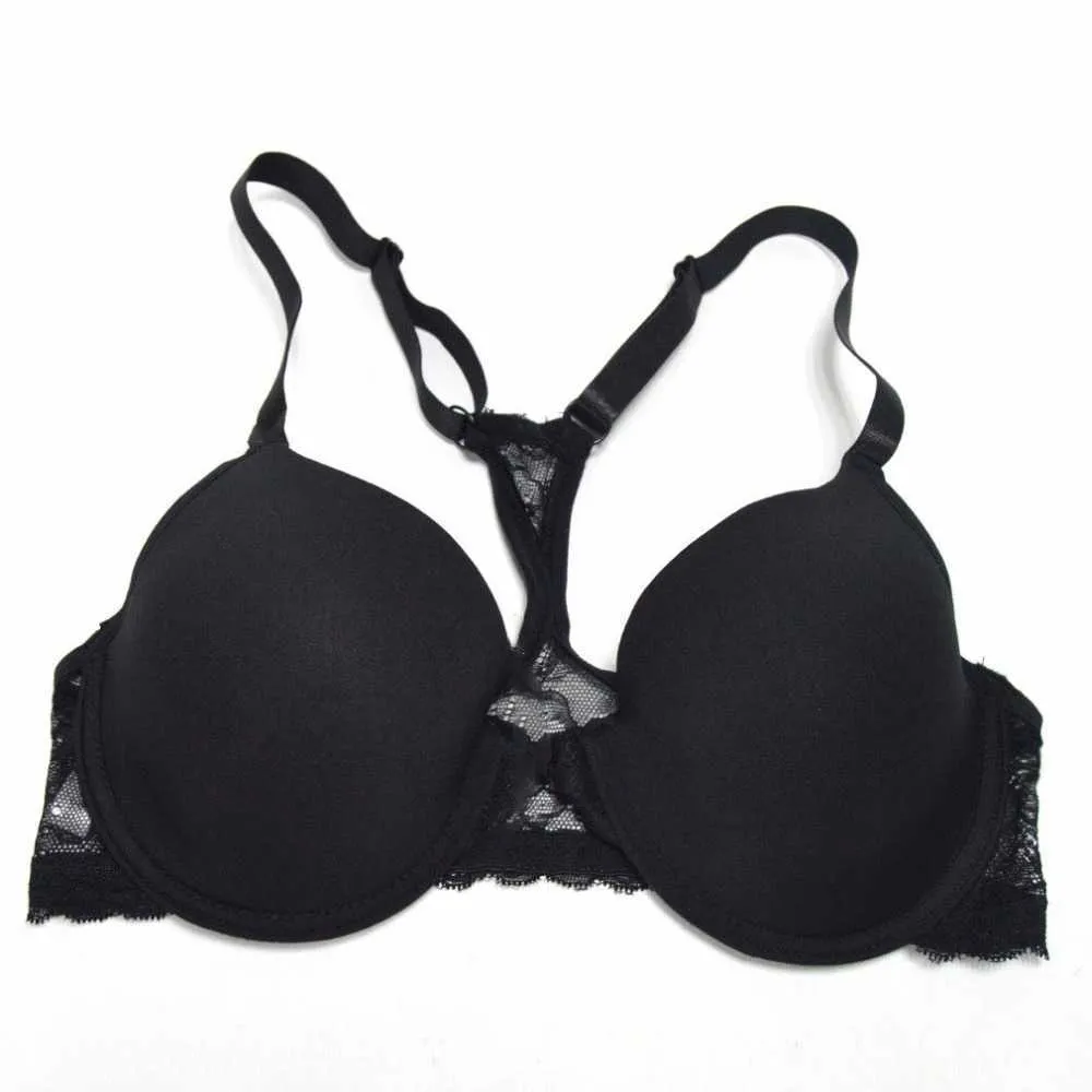 Yandw Top Biustonosz Koronki Bralette Y BH Underwire Bielizna Seksowna Bielizna Kobiety Dziewczyna Duży Plus Rozmiar 32 34 36 38 40 42 44 A B C D DD 210623