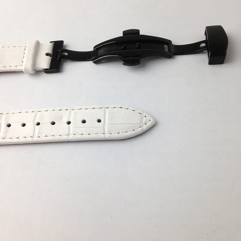 Adattatori cinturini iWatch in vera pelle Apple Watch 38 mm cinturino da polso da donna stile coccodrillo nero marrone rosso