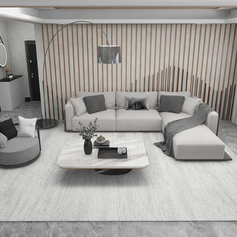 현대 간단한 사각형 카펫 홈 거실 소파 러그 실내 바닥 매트 안티 슬립 장식 소프트 지역 깔개 침실 큰 카펫 210928